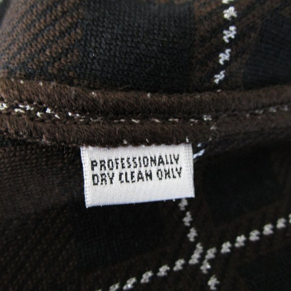 St. John Collection Metallic Gray Plaid Double Breasted Skirt Suit 10 Formal - Picture 15 of 16